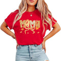 Women's Autumn Graphic Print Tee Seasonal Casual Top