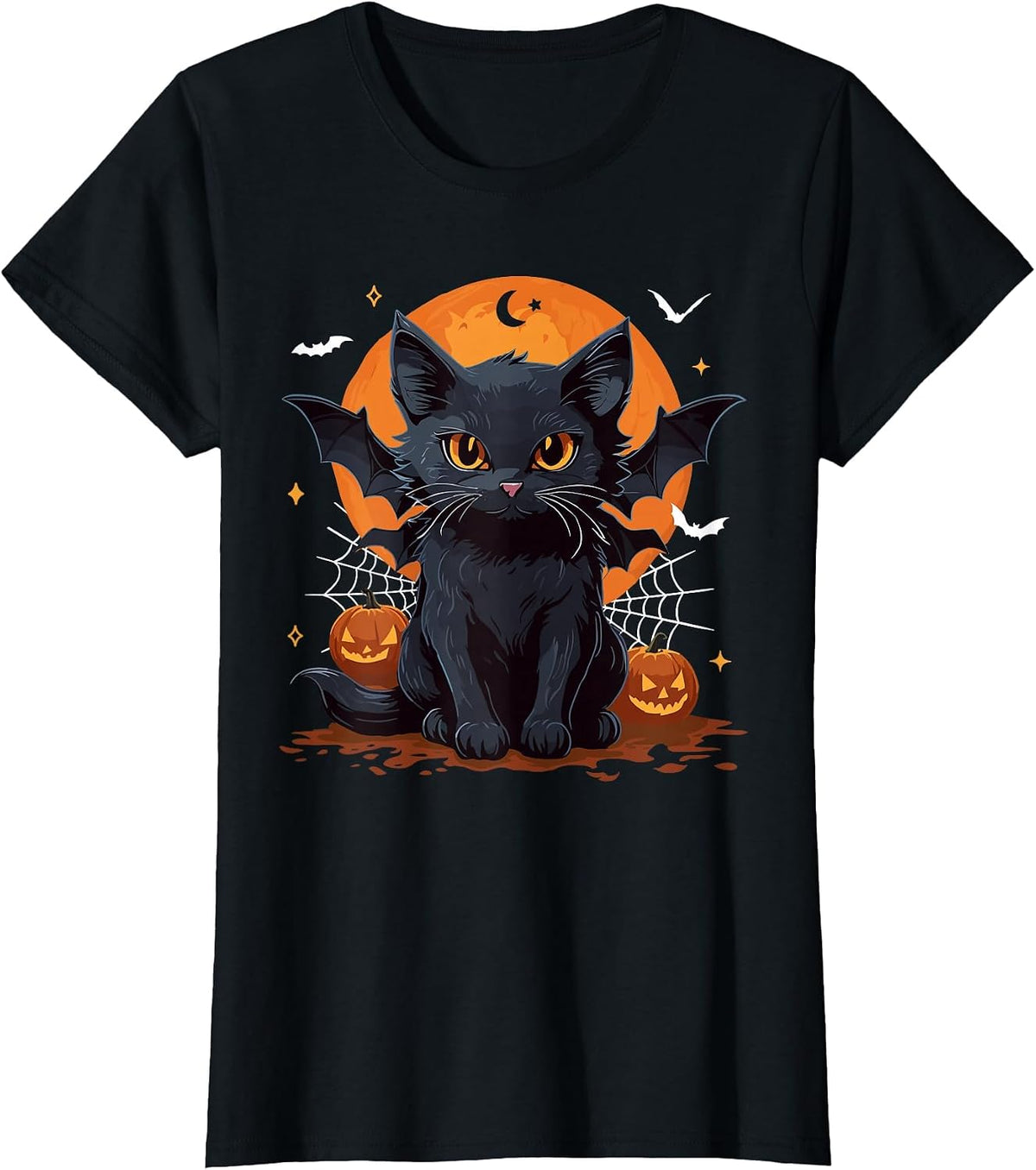Spooky Black Cats Halloween Costume Shirts