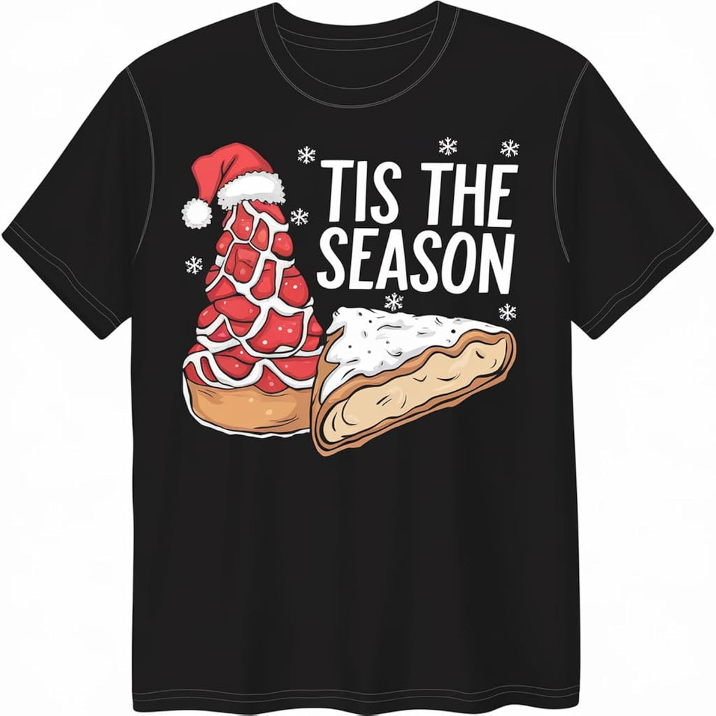 Funny Tis The Season Design Christmas Tree Cakes T-Shirt