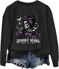 Spooky Mama Sweatshirt，Halloween Mom Hoodie