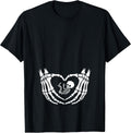 Baby Pregnancy Halloween Skeleton Xray My Belly Pregnant T-Shirt