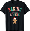 Baking A Little Cookie Cute Christmas Pregnancy Announcement T-Shirt