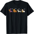 Cute Dachshund Ghost Pumpkin Dog Halloween Costume T-Shirt