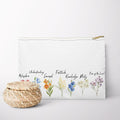 Floral Catholic Accessory Pouch: Gifts of the Holy Spirit, Rosary & Veil Bag