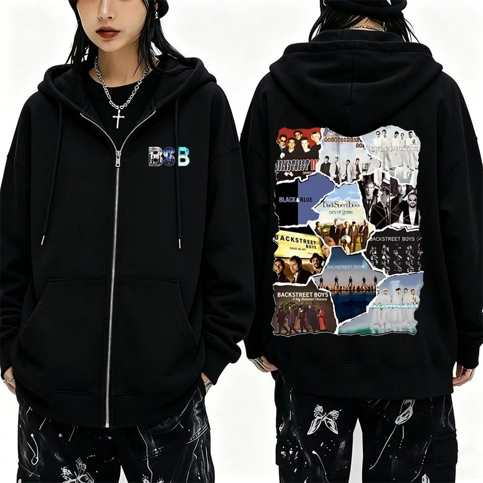 Backstreet Boys Music Album Cover Zipper Hoodie