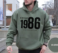 40th Birthday Hoodie, 40th Birthday Gift for Men, Vintage 1986 T-Shirt, Custom 40 Years Old Tee, Funny Birthday Gift, Husband, Brother, Son