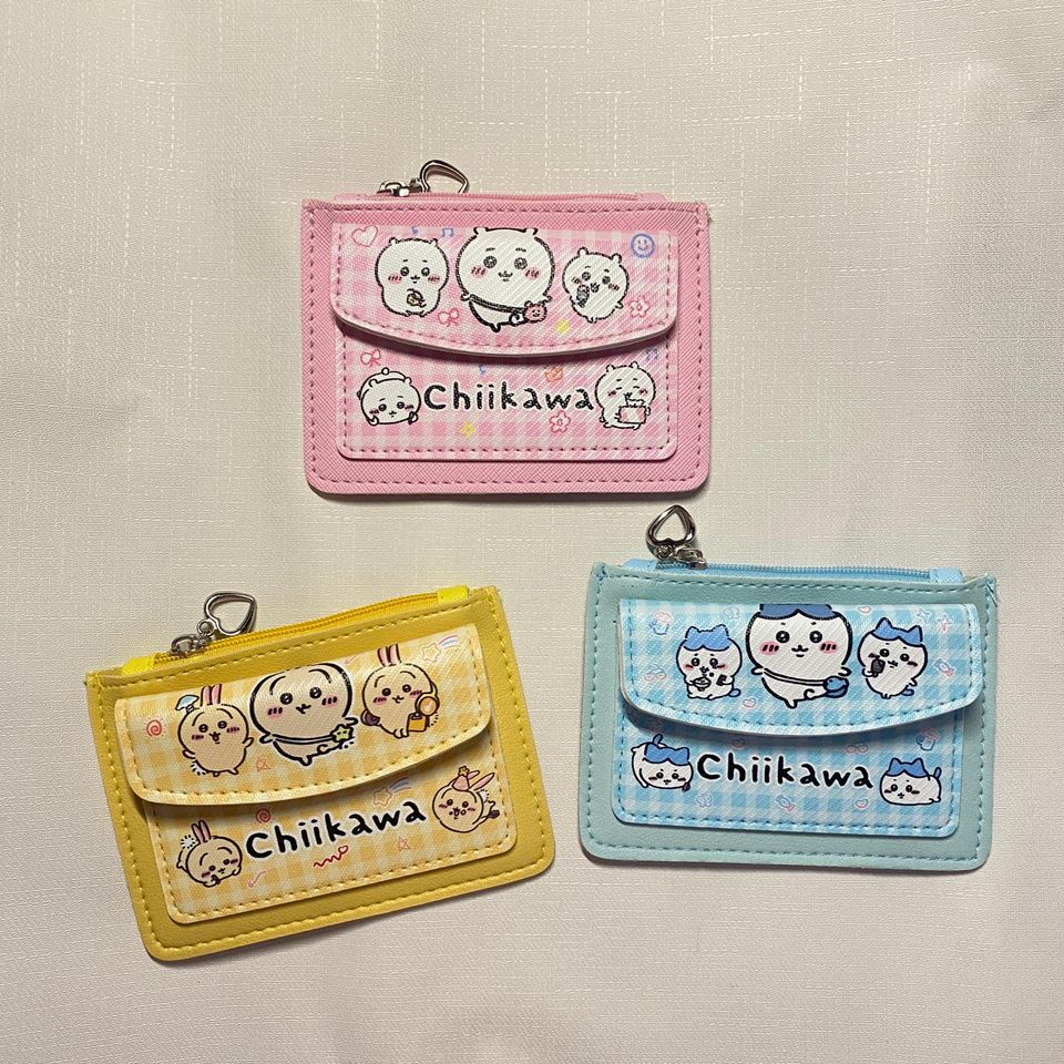 Chiikawa Character Wallet Coin Pouch with Card Holder