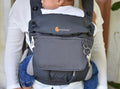 Ergobaby Pouch Bag Pocket Purse for 360 Omni Carrier Cellphone Diaper Essentials Carbon Dark Grey