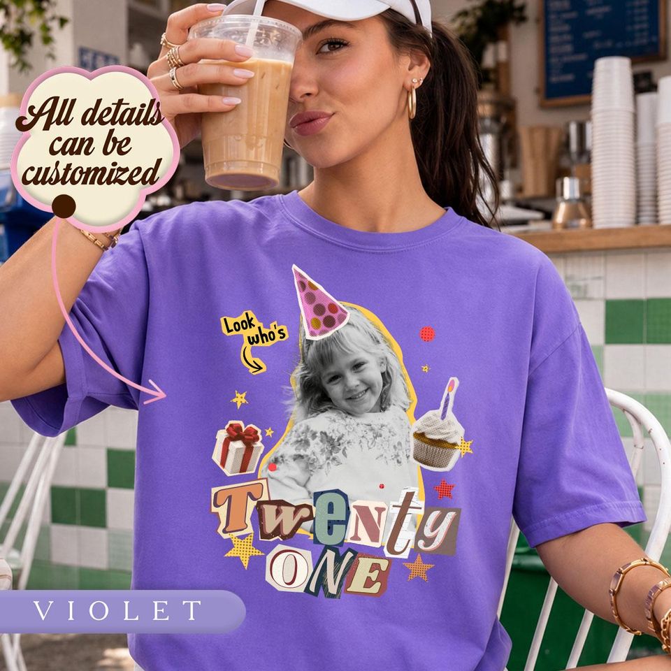 Custom Photo Birthday Shirt, Personalized Birthday Photo Shirt, Vintage Photo Birthday Sweatshirt, Look Who's 30 MP00411