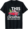 Christmas Movie Watching Tee Santa Claus Gifts