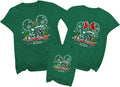 Matching Family Xmas Shirts Merry Christmas Tree Holiday Vacation Tee Tops