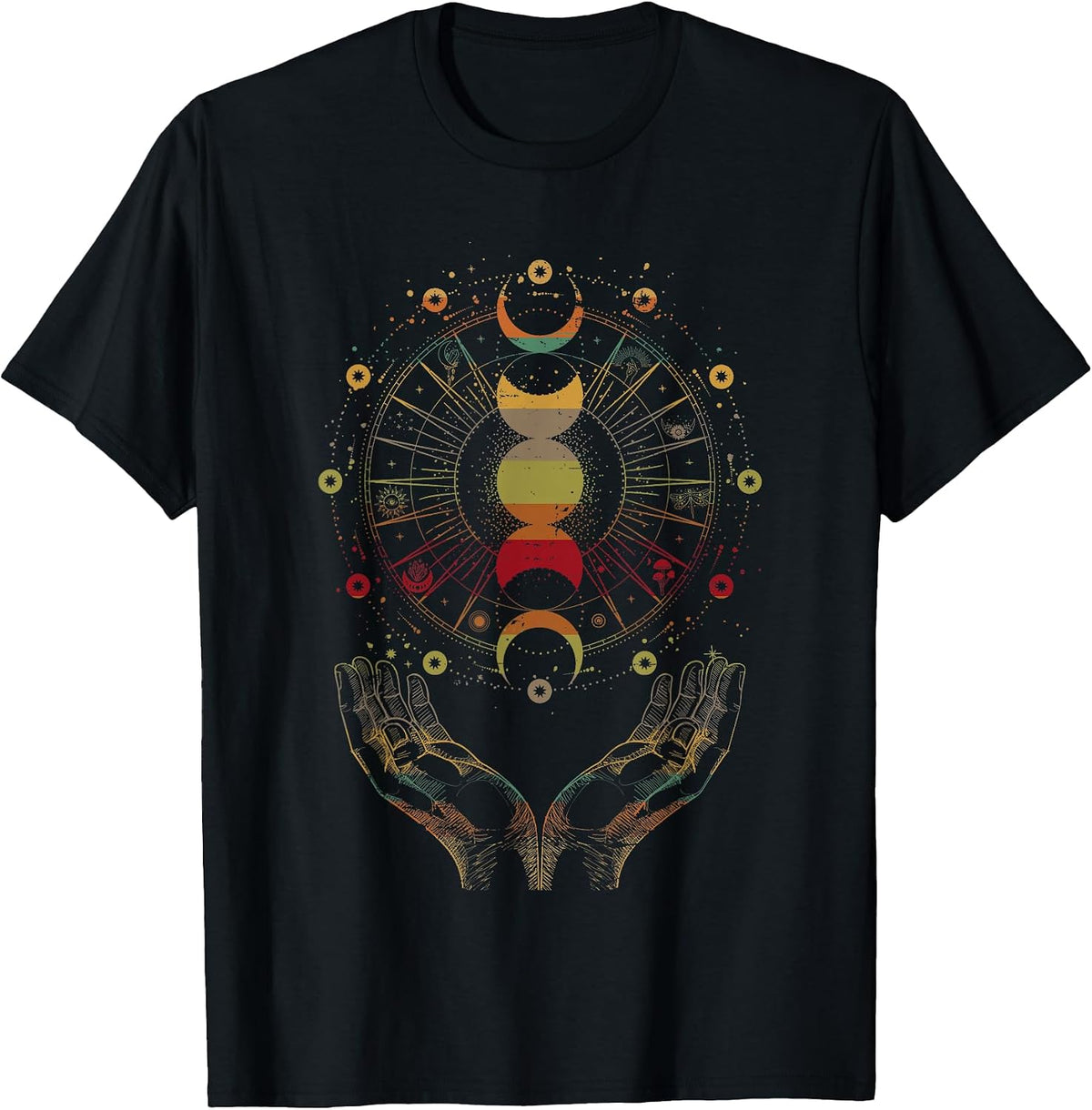 Celestial Moon Phase Mystical Hippie