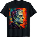 Frankenstein and Bride The Lover Halloween Matching Couple T-Shirt