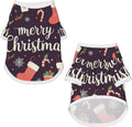 Merry Christmas 2 Print Dog T-Shirt