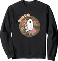 Halloween Cozy Spooky Ghost Fall Fun Retro Sweatshirt