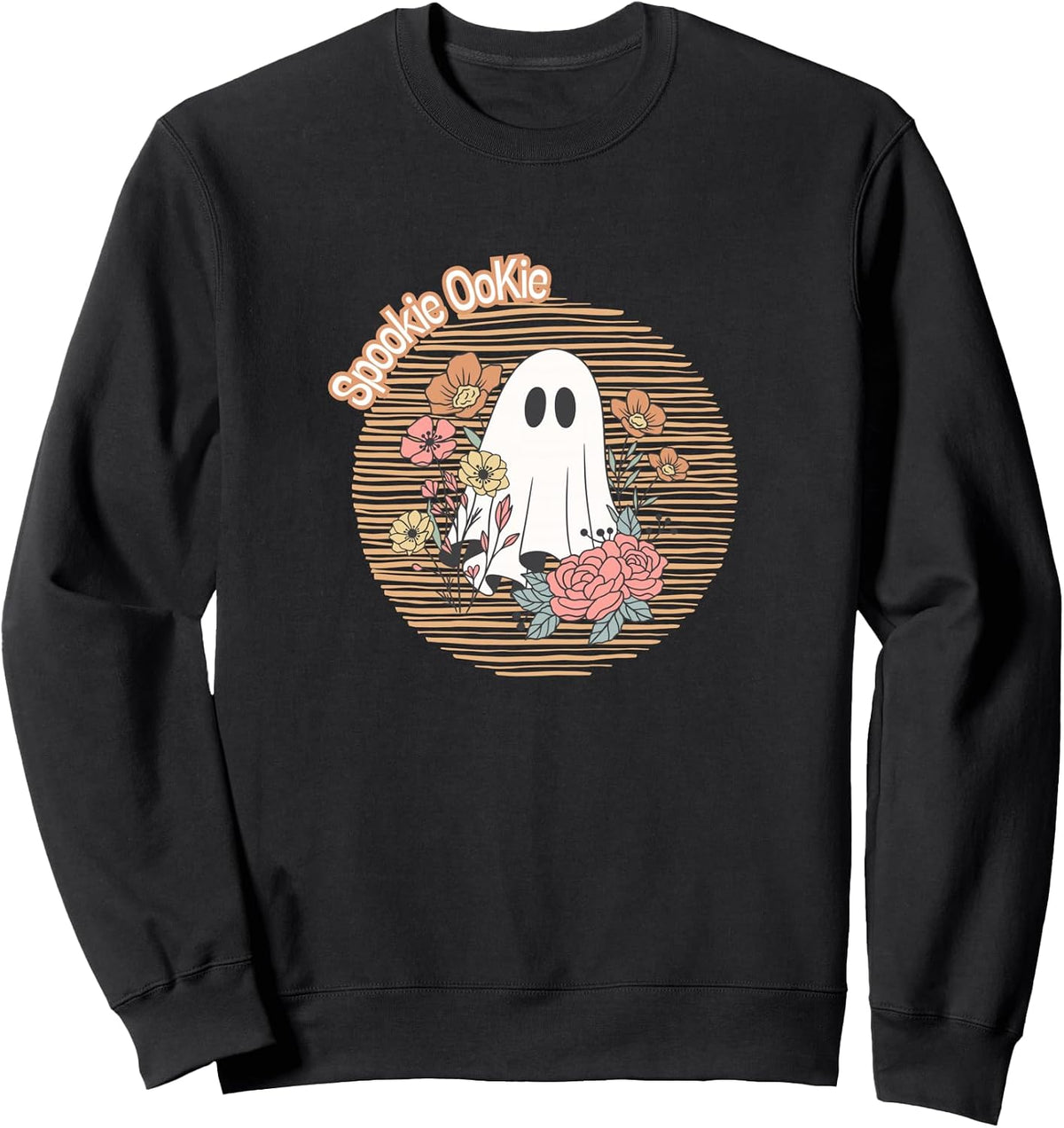 Halloween Cozy Spooky Ghost Fall Fun Retro Sweatshirt