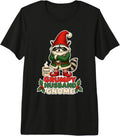 Grumpy Husband Gnome Raccoon Christmas Family Matching Premium Tri-Blend T-Shirt