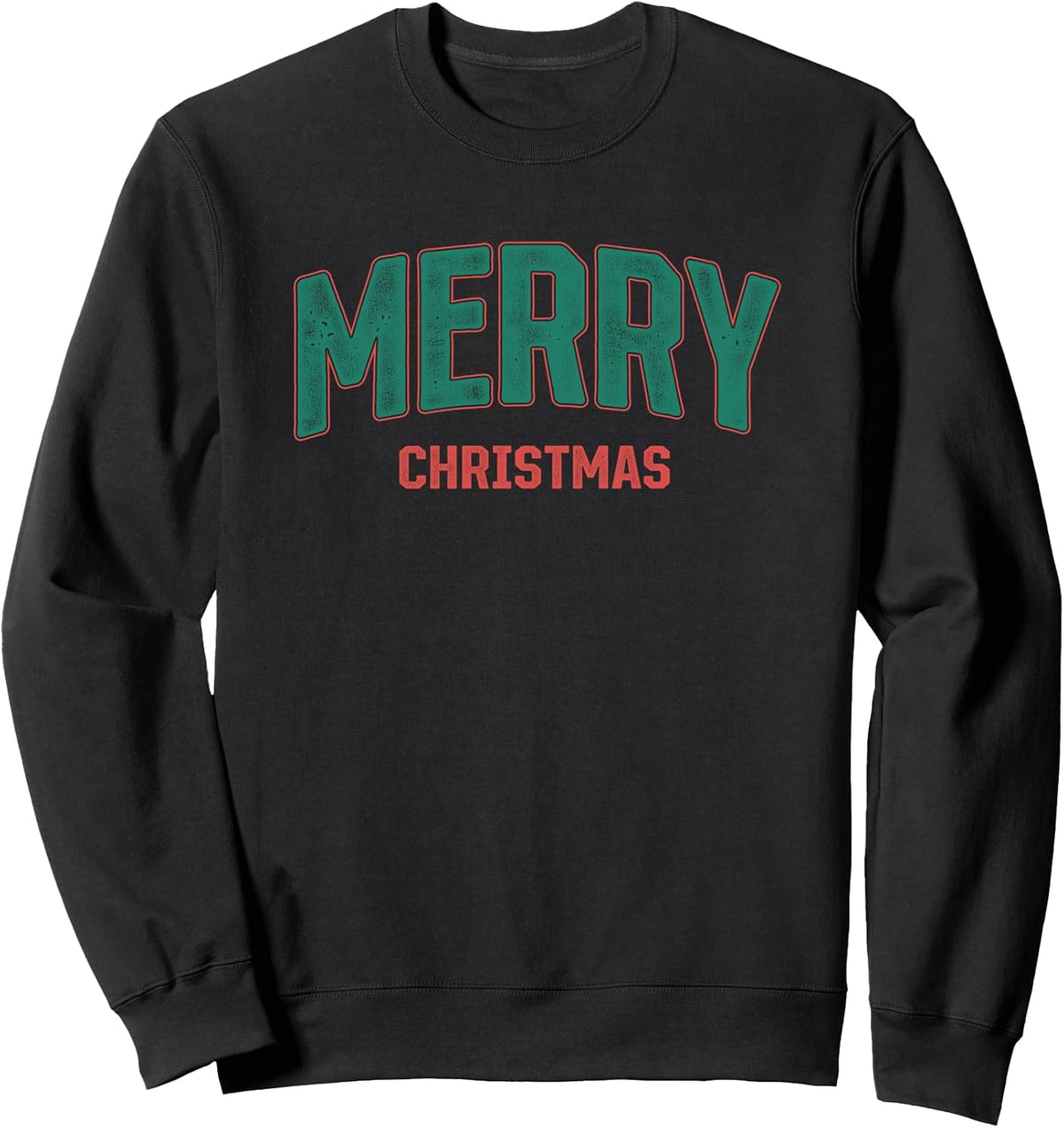 Merry Christmas Vintage Santa Retro Holiday Sweatshirt