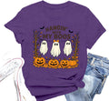 Womens Halloween Shirt Hangin with My Boos Funny Ghost Pumpkin Tee