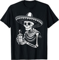 Skeleton Mexico Dia De Los Muertos Mexican Day Of The Dead T-Shirt