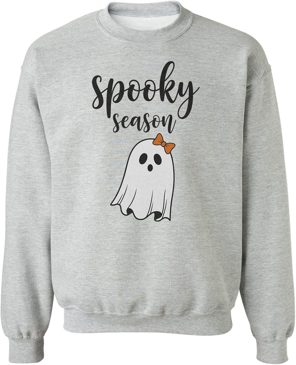 Spooky Season Arrived Cute Ghost - Halloween Design Unisex Crewneck Sweatshirt