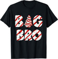 Christmas Tree Cake Matching Family Party Pajama Big Bro T-Shirt