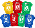 Color Halloween Shirt for Adults - Family Matching Halloween Shirts - Adult Costumes Tshirt