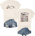 Halloween Teacher Shirt for Women Ghost Read More Books Ghost Outfit