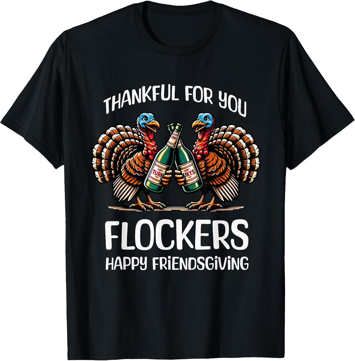Funny Friendsgiving Shirt Women Turkey Men Friendsgiving T-Shirt
