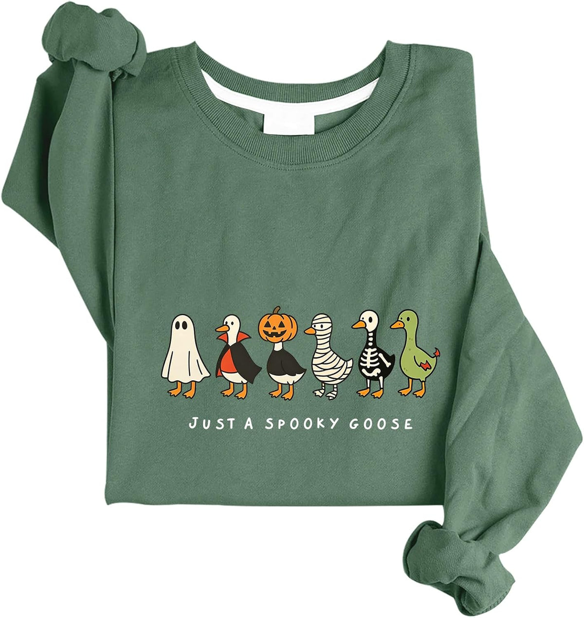 Just a Spooky Goose Sweatshirt Halloween Funny Goose Sweatshirt