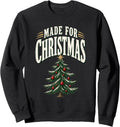 Made for Christmas Vintage Christmas Tree Holiday Sweatshirt