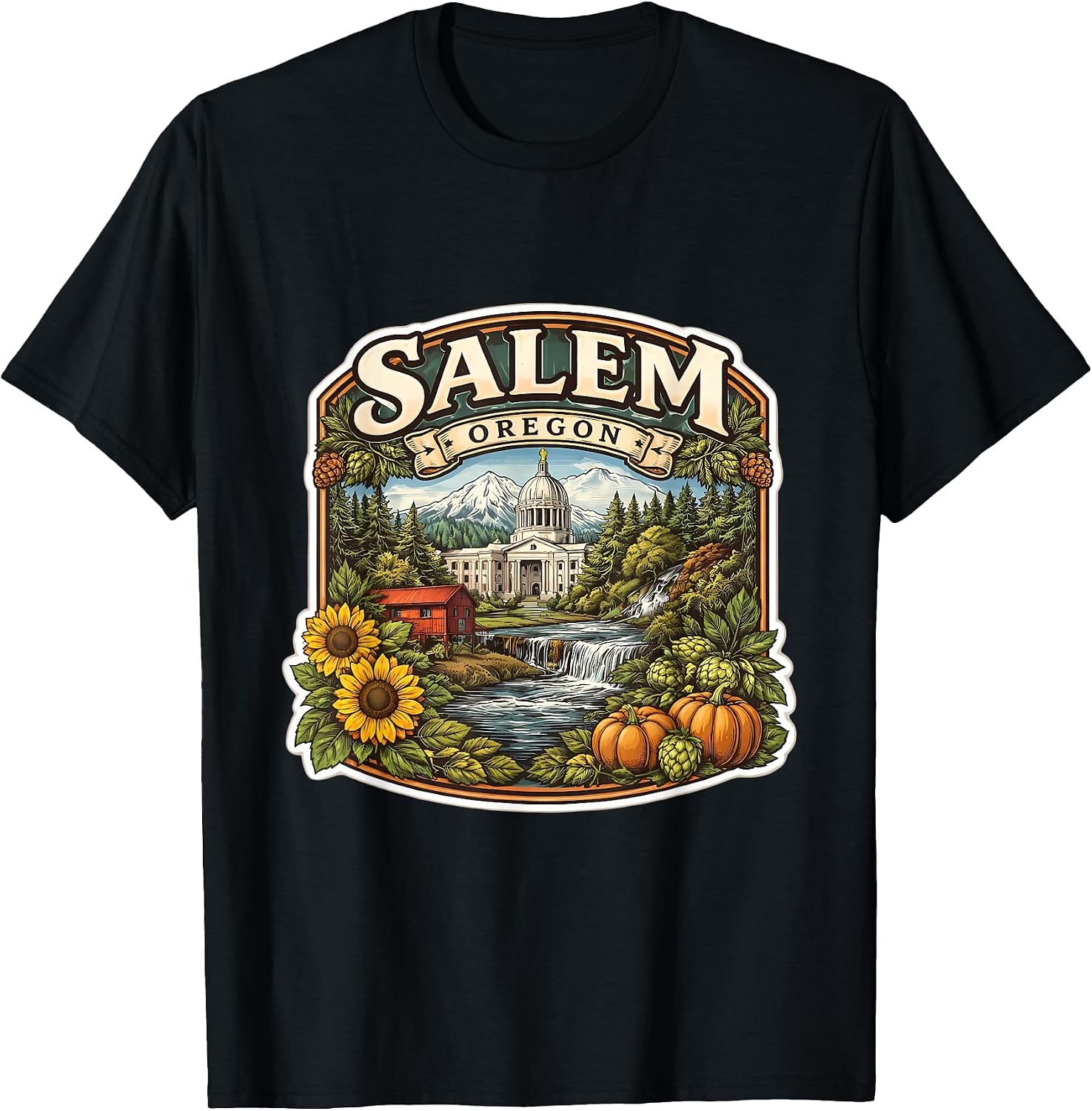 Salem Oregon Souvenir City State Capital Merch