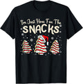 I'm Just Here for The Snacks Christmas Cakes Debbie Becky T-Shirt