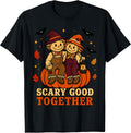 Scary Good Together Harvest Couple Pumpkin Halloween T-Shirt