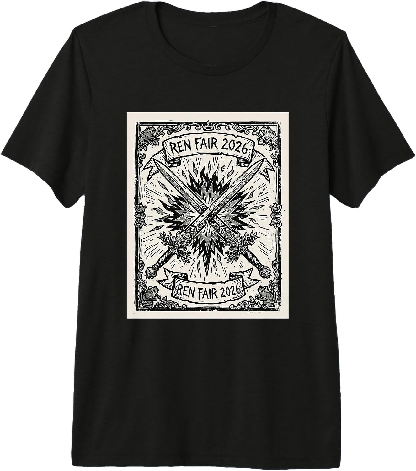 Ren Fair Festival Medieval Funny Men Womens Tees