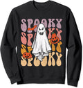 Spooky Ghost Retro Pumpkin Halloween Spooky Season