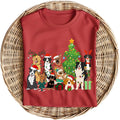 Christmas Dogs Shirt, Dog Lover Tee, Cute Holiday Puppy Graphic Top, Cozy Xmas Shirt, Merry Christmas Pet Lover T-shirt
