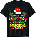 Merry X-mas Lights Santa Christmas Movies Lover