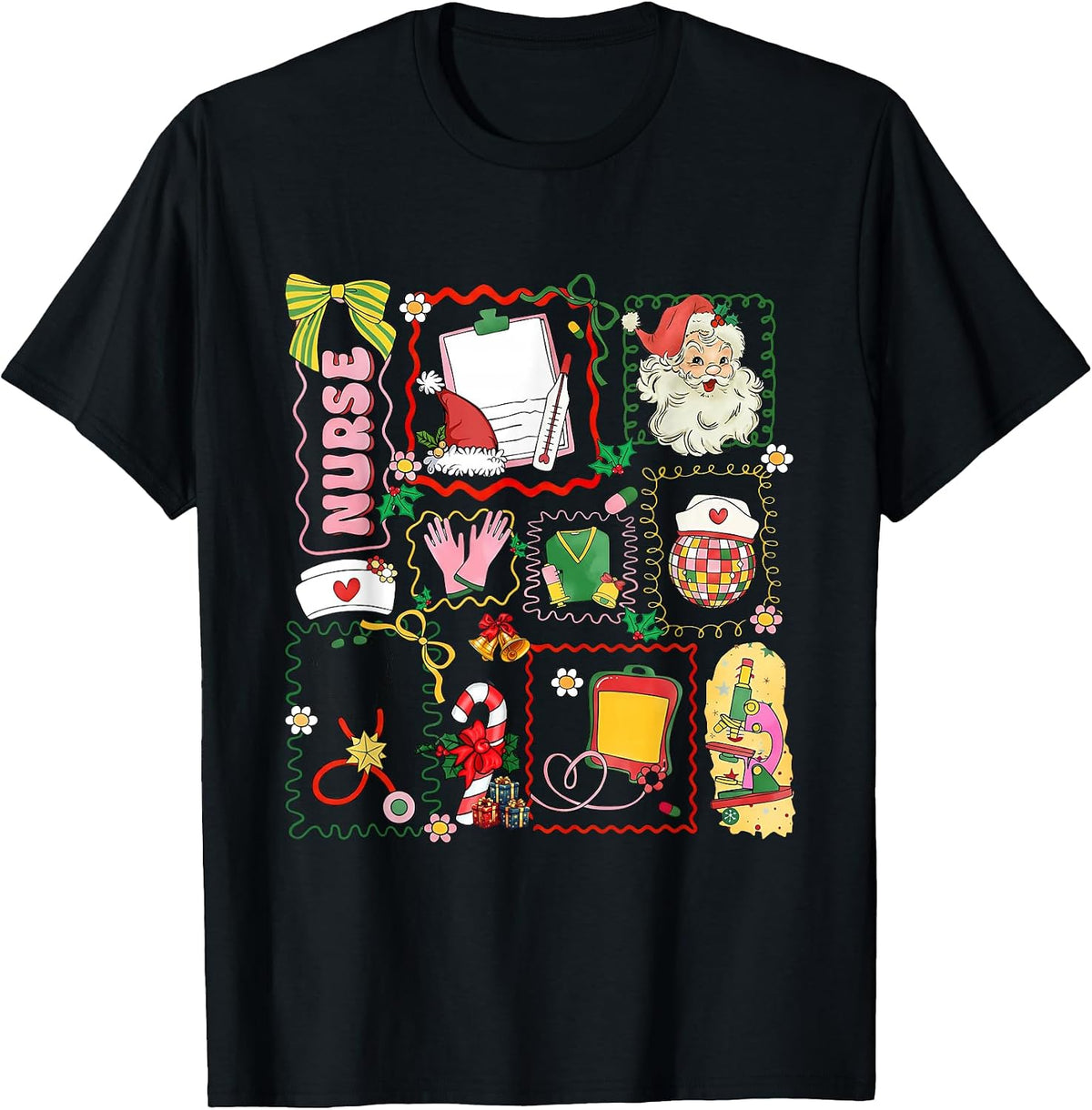 ER CNA Nurse Winter, Merry Christmas, Cute Nurse Christmas T-Shirt