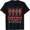 Christmas Pajama Crew Matching Family Holiday T-Shirt