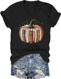 Pumpkin Book Shirt Teacher Halloween Shirts for Women Book Pumpkin T-Shirt for Men Fall T Shirt