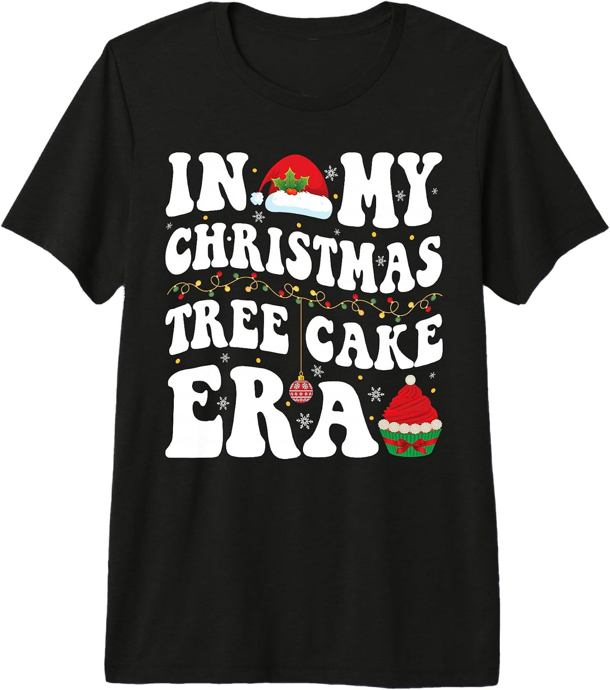 In My Christmas Tree Cake Era Cute Holiday Merry Xmas Women Premium Tri-blend T-Shirt