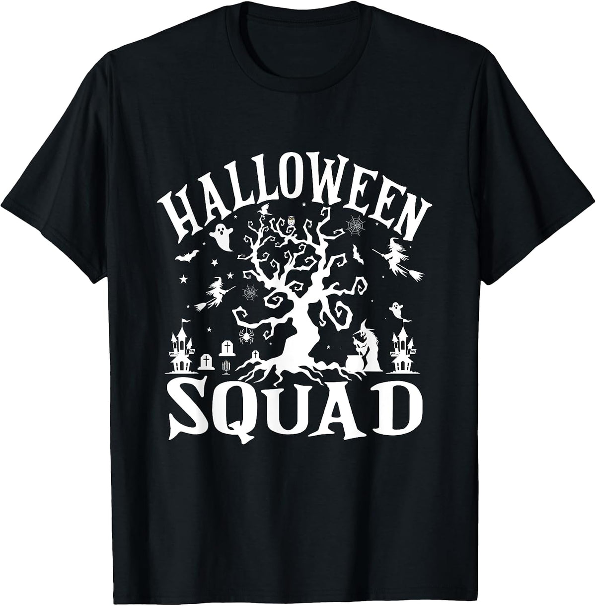 Halloween Squad Shirt Cute Spooky Season Funny Boo Ghost T-Shirt