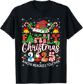Family Christmas 2025 Matching Outfit Xmas Squad Santa Group T-Shirt