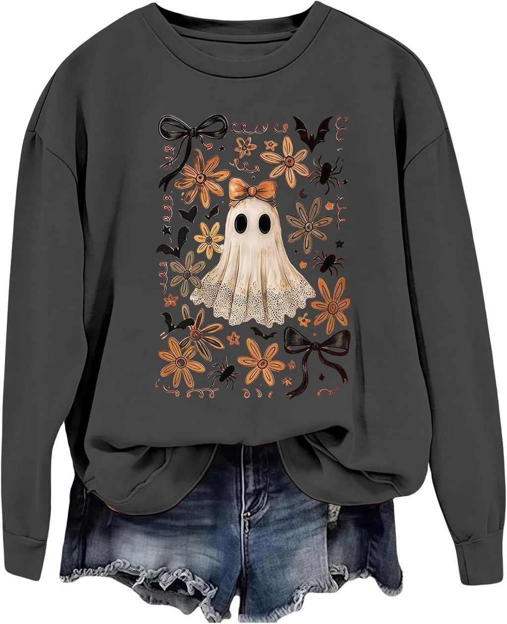 Halloween Sweatshirts for Women 1692 Salem Broom Co Sweatshirt