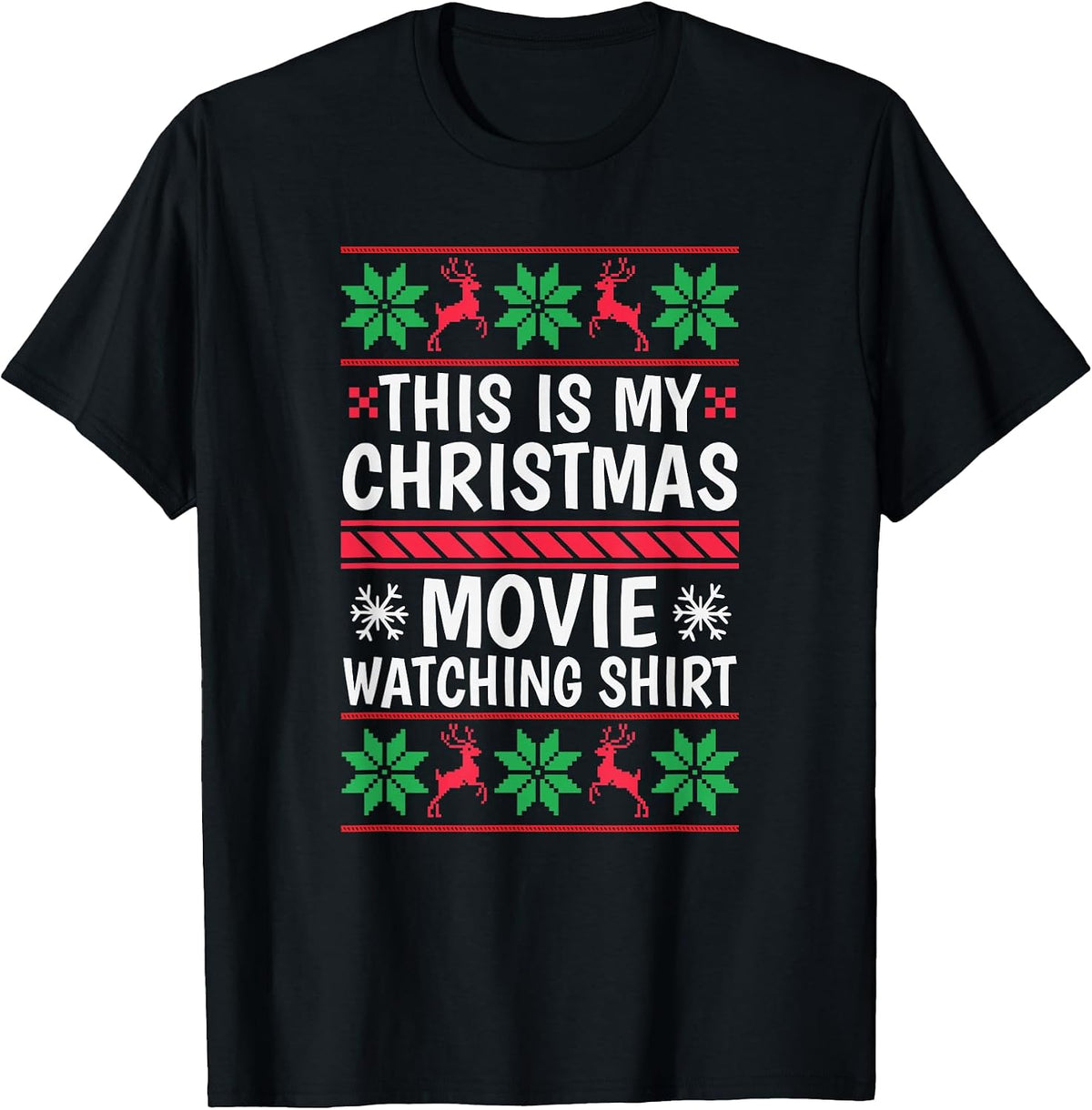 This is my Christmas Movie Watching Shirt - Funny Xmas Movie T-Shirt