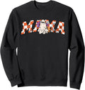 Halloween Mama Spooky Cute Ghost Halloween Mom life Sweatshirt