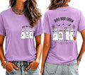 Halloween Nurse Shirt for Women Boo Boo Crew Ghost Graphic Tees
