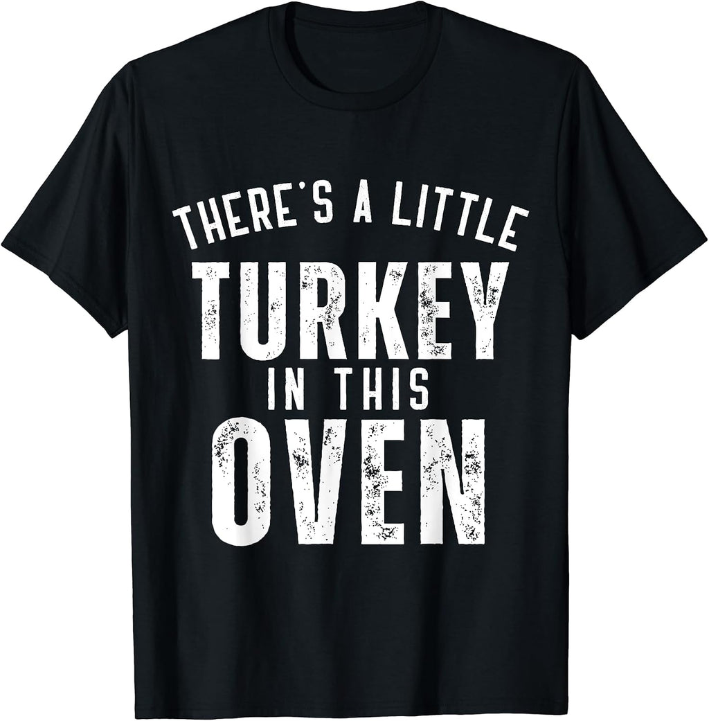 Dad To Be Couple Matching Put Turkey in the Oven