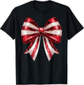 Coquette Bow Candy Cane Merry Christmas Pajamas